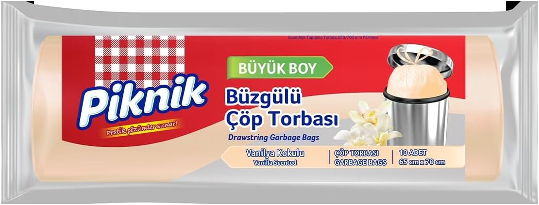 Çöp Torbasi Büzgülü Vanil.Büyük(10)
