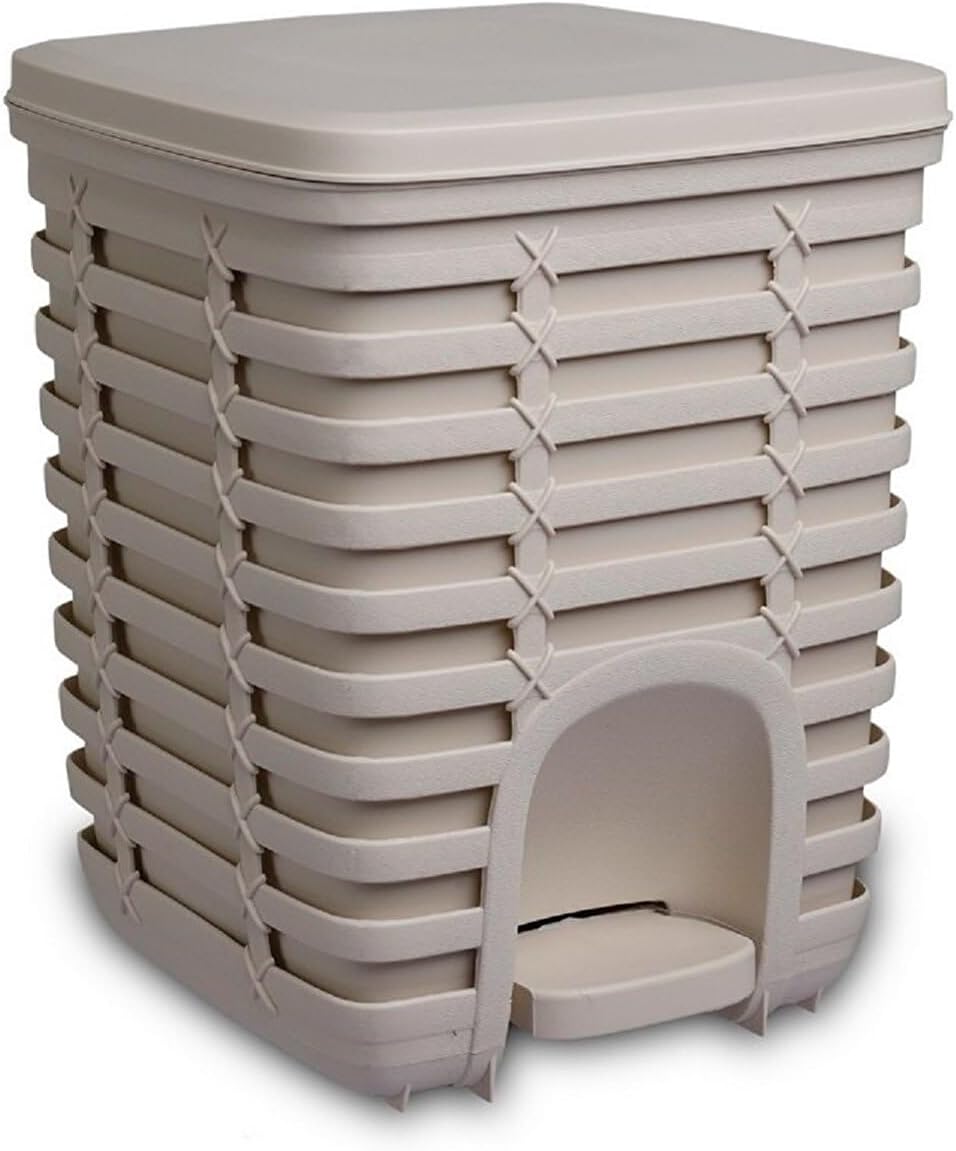 Palm Pedallı Çöp Kovası 9 Lt - Bej M-E54-09