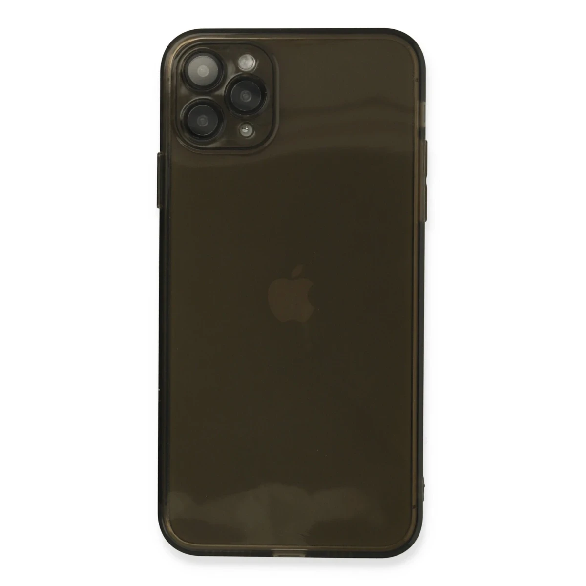 Apple iPhone 11 Pro Max Kılıf Fly Lens Silikon - Siyah