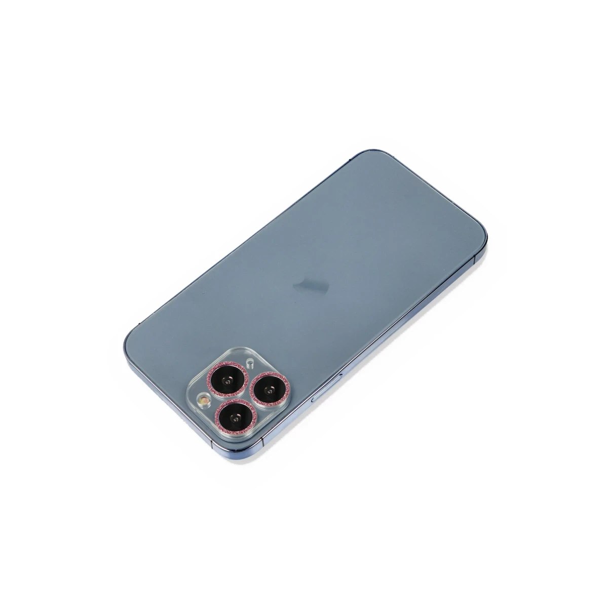 Apple iPhone 11 Pro Shine Kamera Lens Koruma Cam - Pembe