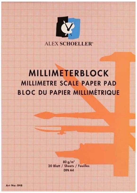 Milimetrik Blok A4 80 Gr Kirmiz 20 Yp