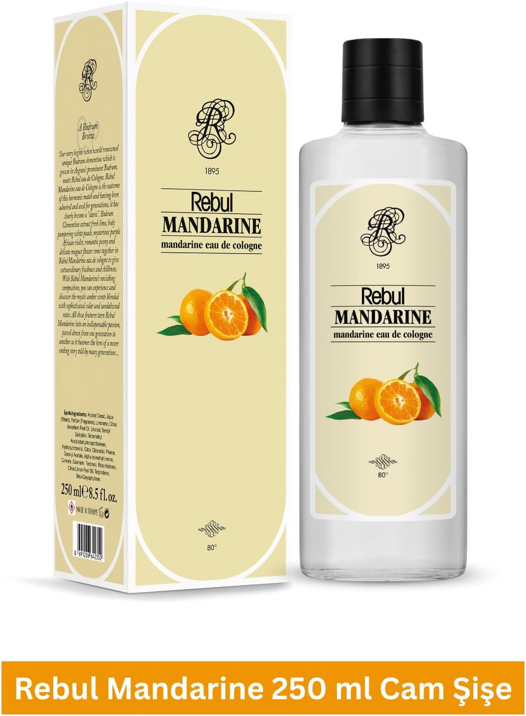 Mandalina Eau De Cologne 250 ml