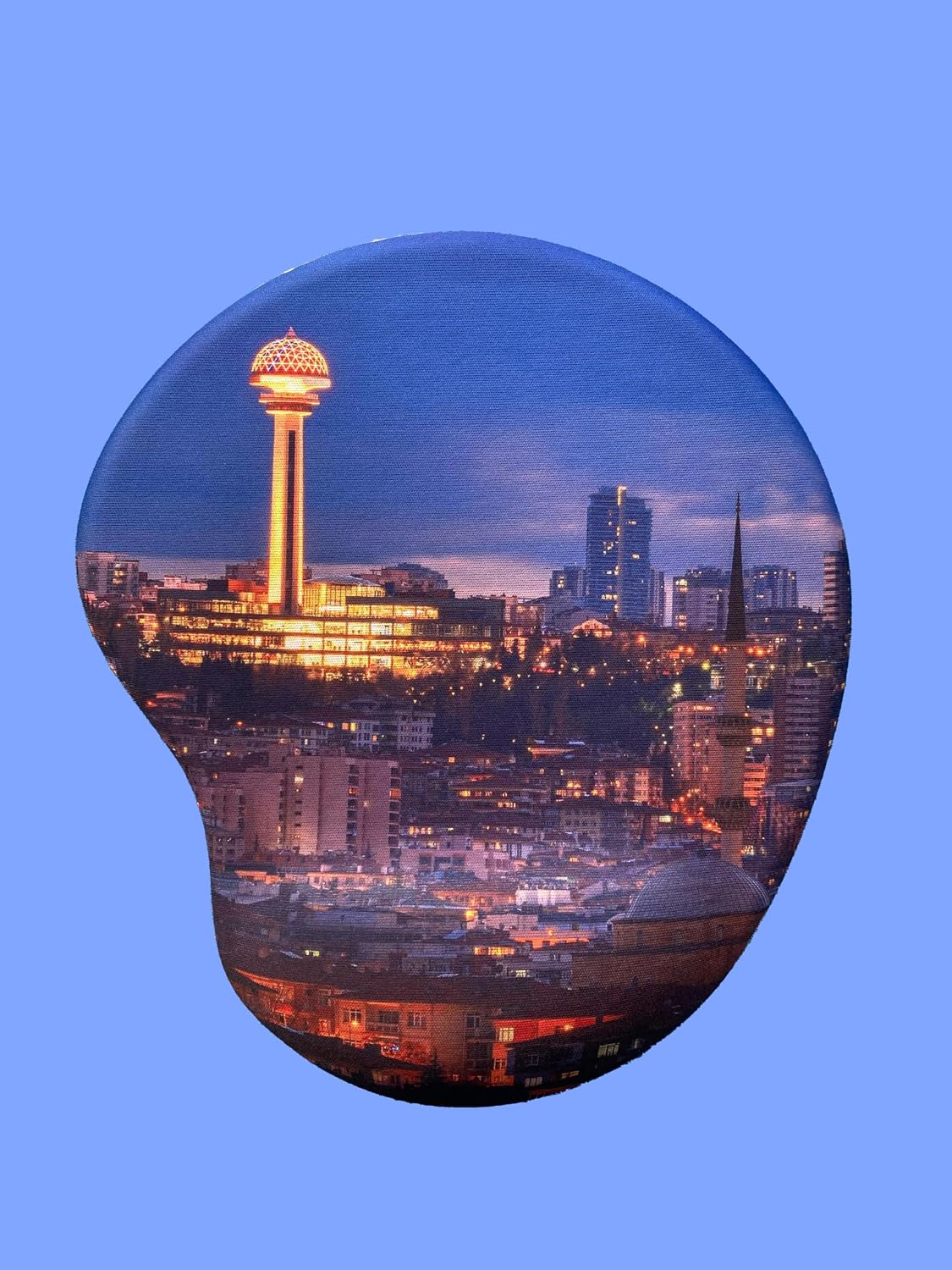 Türkiye Serisi - Ankara Atakule Baskılı Bilek Destekli Mouse Pad