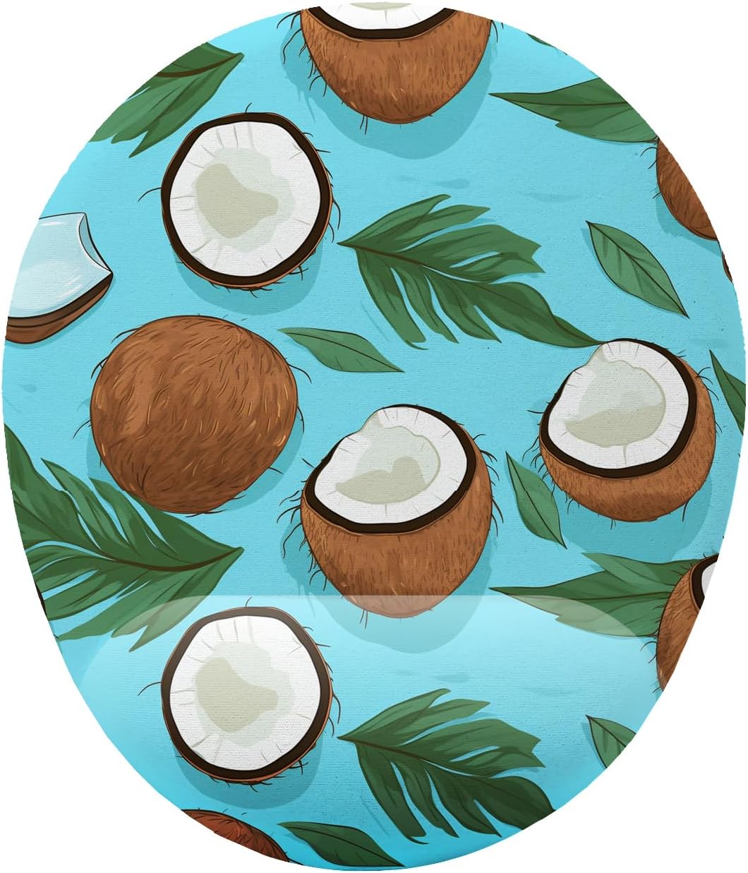 Hindistan Çevizli Desenli Bilek Destekli Mouse Pad
