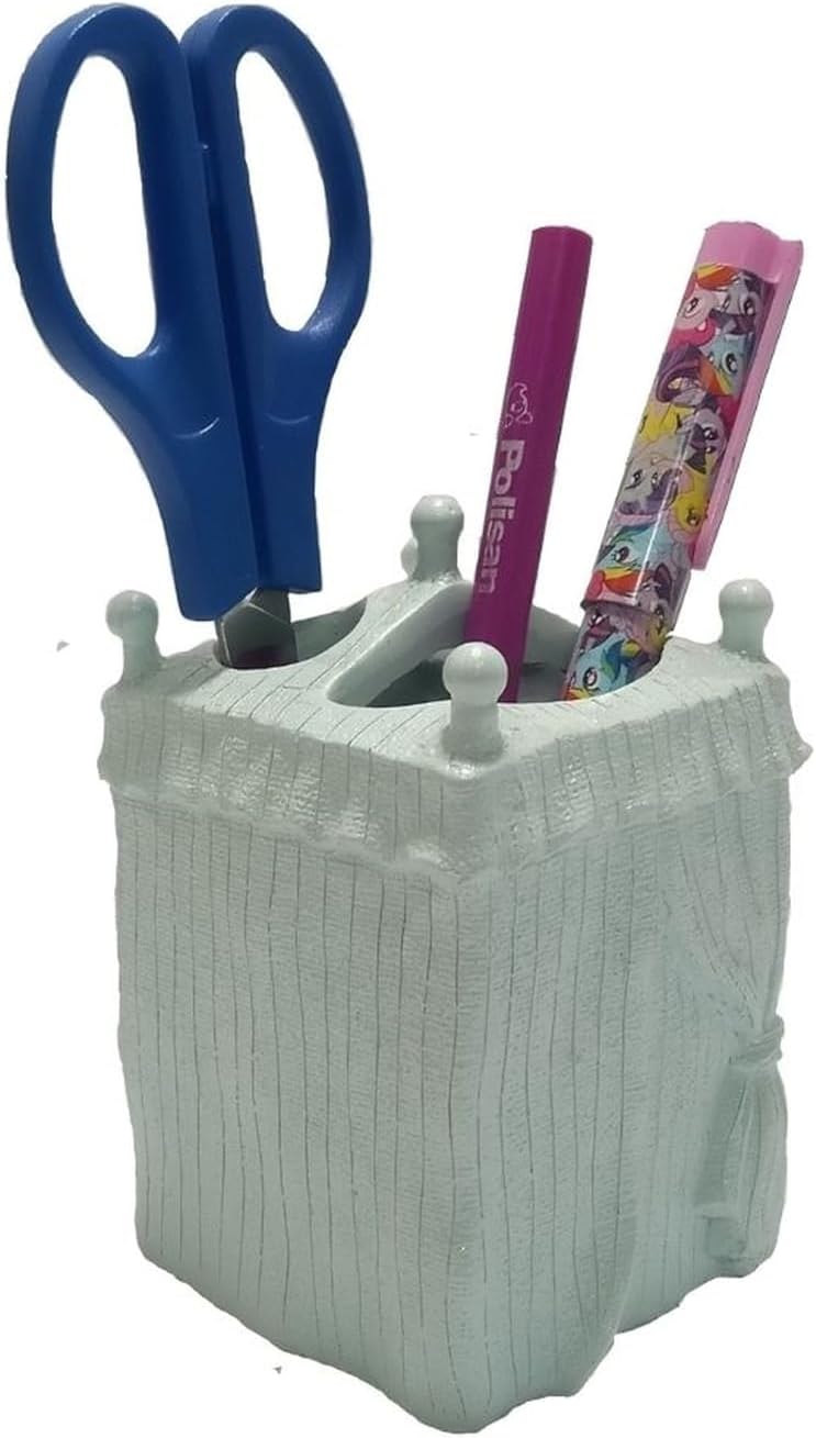 KALEMLİK DENİZ FENERİ MODEL POLİRESİN OFİS GERECİ 7X7X12CM
