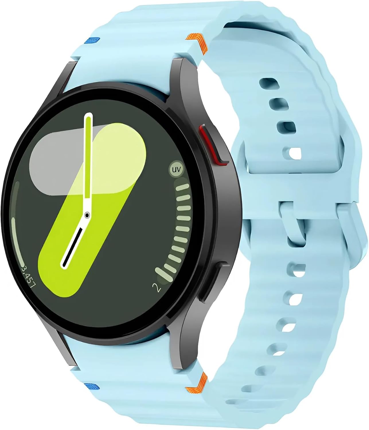 Huawei ile Uyumlu Watch 3 Gt Gt2 Gt2e Gt3 Gt4 Gt 5 Pro Se Elite 46mm Uyumlu 22mm Spor Silikon Kordon (Mavi)