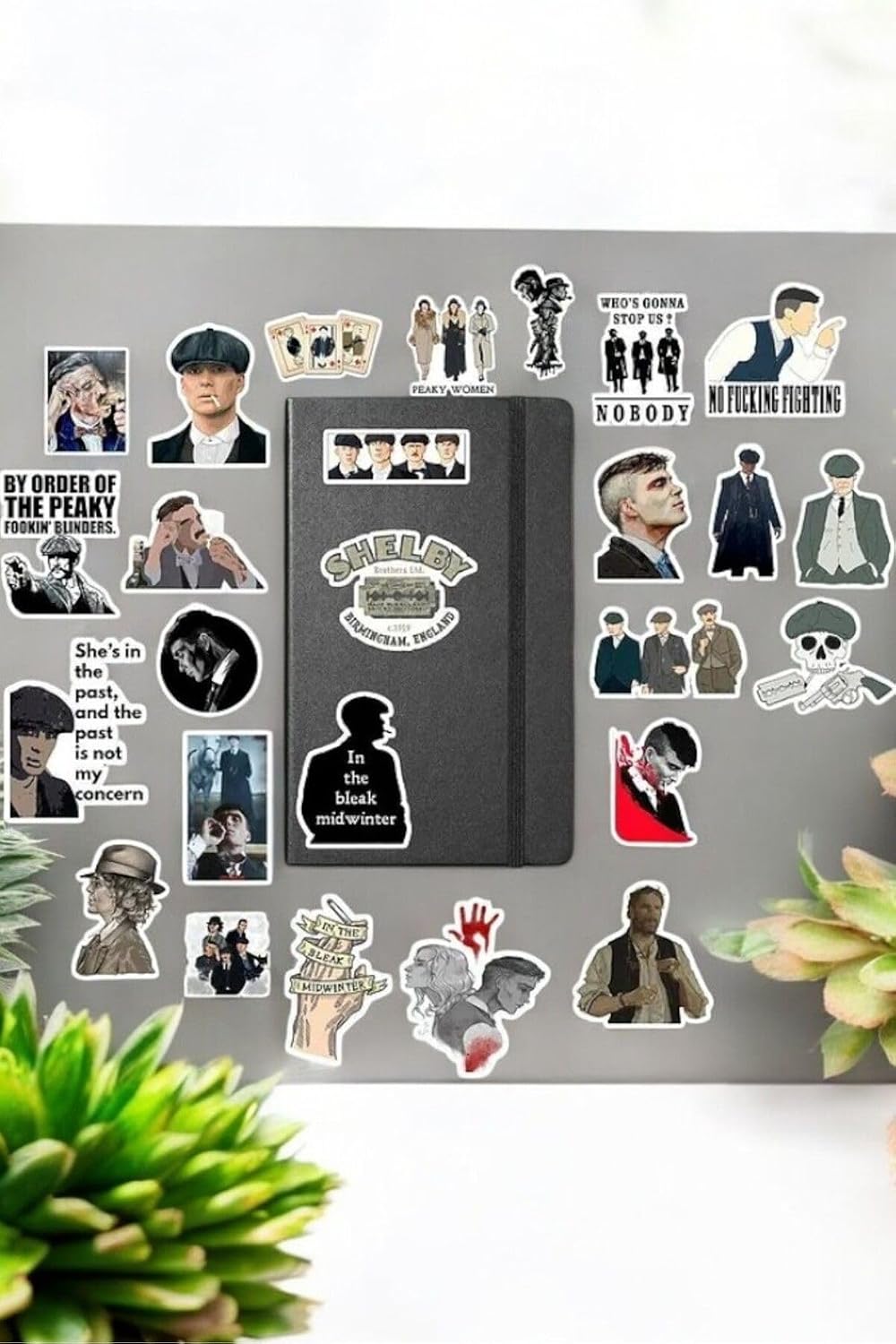 Peaky Blinders Thomas Shelby Sticker Paketi/Bullet Journal Defter Çıkartma Ajanda Laptop Etiket, 8746874684654