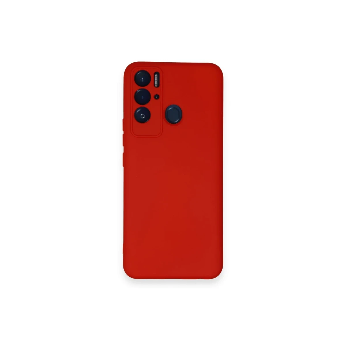 Tecno Pova Neo Kılıf Nano içi Kadife Silikon - Kırmızı