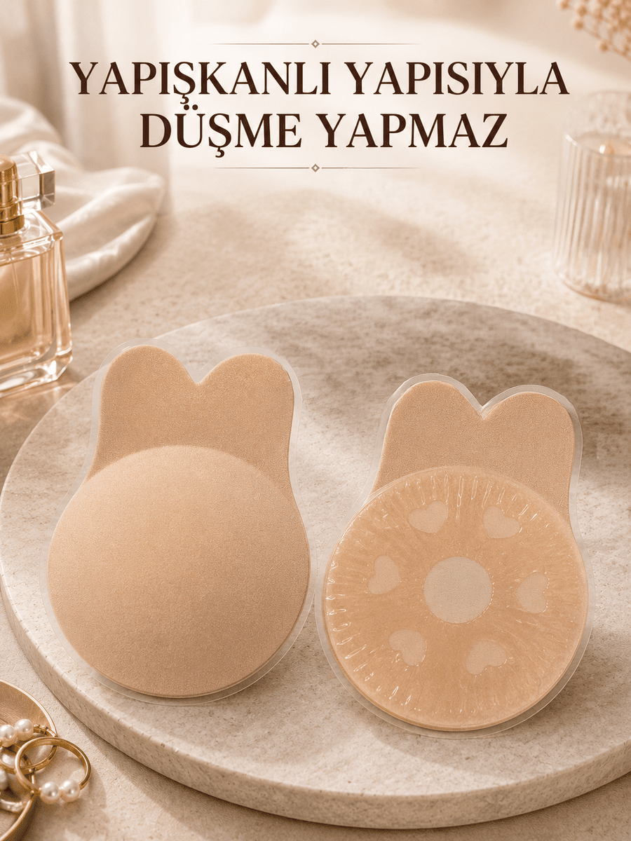 Kendinden Yapışkanlı Silikon Destek Pedi Günlük ve Özel Gün Kullanımına Uygun