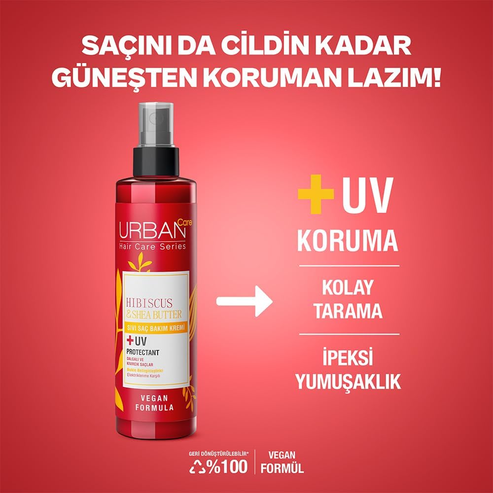 Hibiscus&shea Butter Kıvırcık Ve Dalgalı Saçlara Özel Sıvı Saç Bakım Kremi-vegan-200 ml