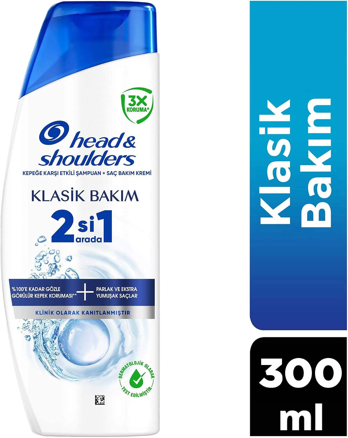 Klasik Bakım 2'si 1 Arada Kepeğe Karşı Etkili Şampuan 300ml