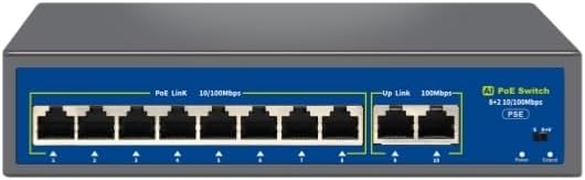 NOVA 8+2 PORT POE SWİTCH 10/100