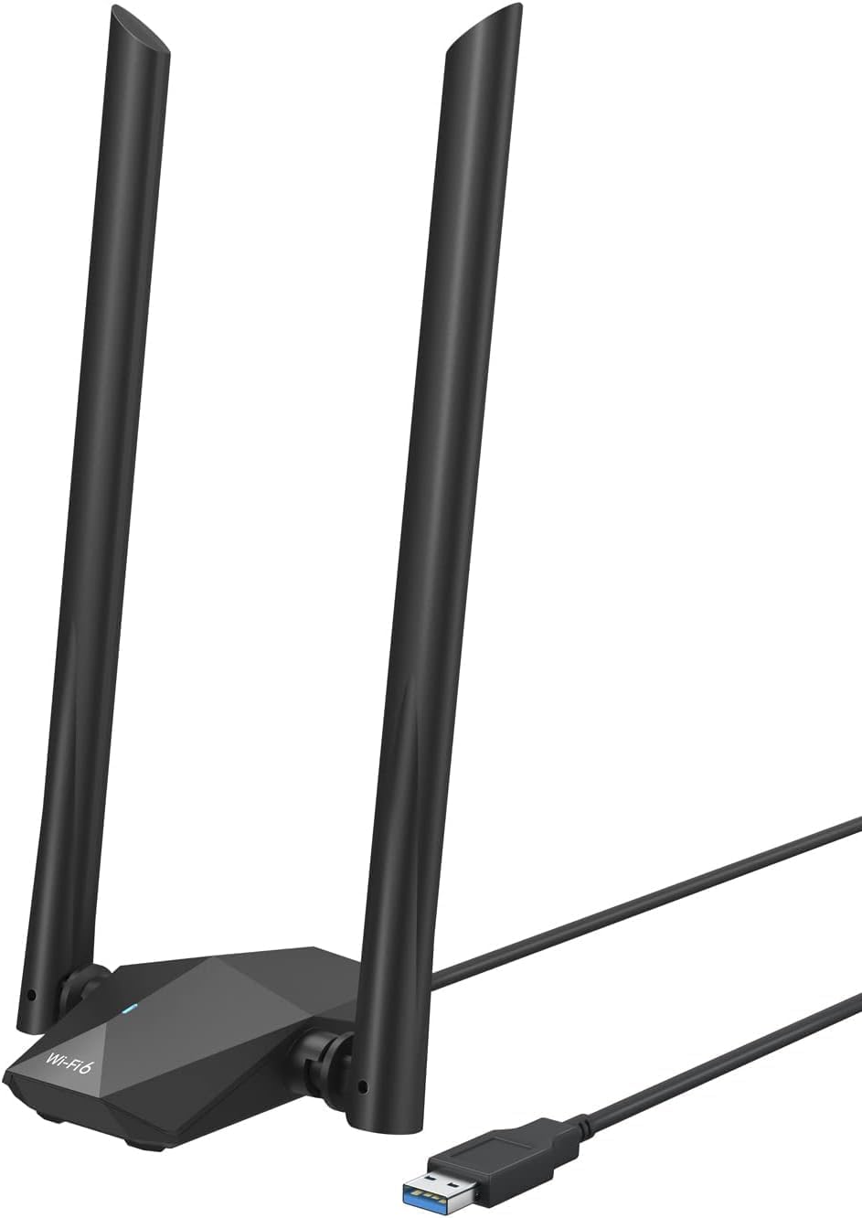 U18a Wi-Fi 6 Adaptör USB 3.0, AX1800 Çift Bantlı Wireless Adaptör, 1201Mbps 5GHz, 574Mbps 2.4GHz, Tak ve Çalıştır, MU-MIMO Teknolojisi, WPA3, Windows 10 Desteği, Siyah