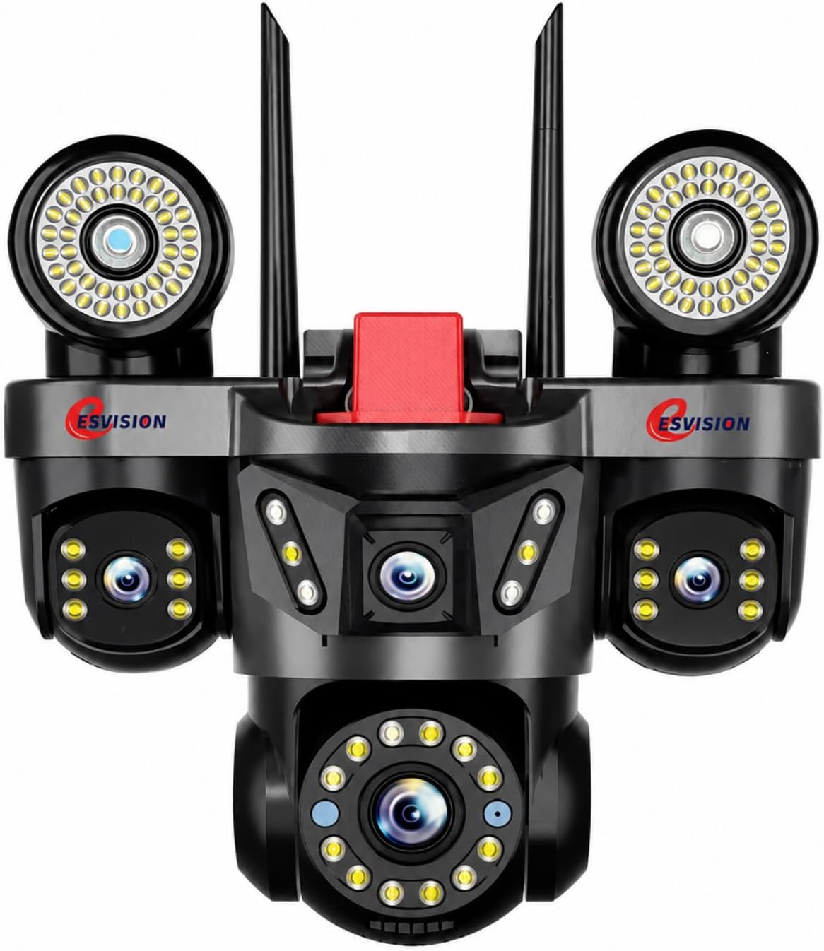 Esvision ES-9003 3 Lensli 9MP Akıllı WiFi Ptz Kamera Gece Görüşlü Güvenlik Kamerası