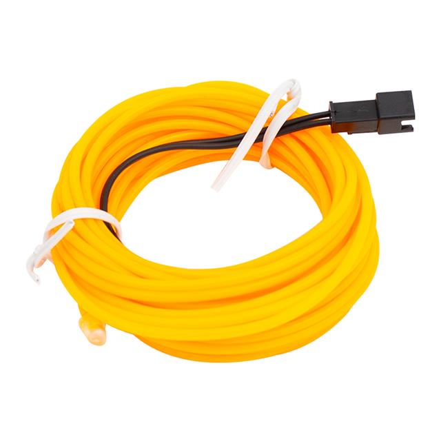 5 Metre 5 Volt USB Adaptörlü Neon Sarı İp Aydınlatma PM-6081