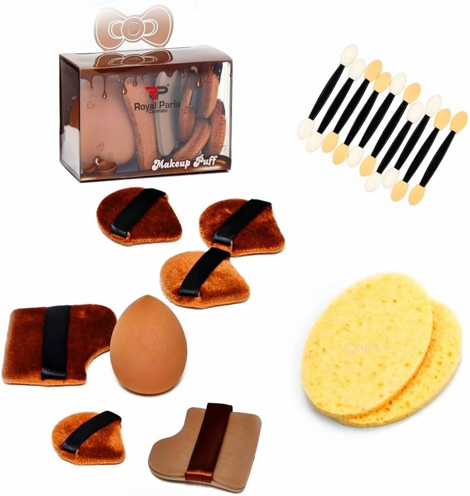 Makyaj Süngeri, Yüksek Performansl Makyaj Süngeri, Yüksek Performanslı Fondöten ve Kapatıcı Uygulama Süngeri, Yumuşak, Hijyenik, (Latex,Free) Makeup Sponge, Profesyonel Makyaj İçin Uygun.