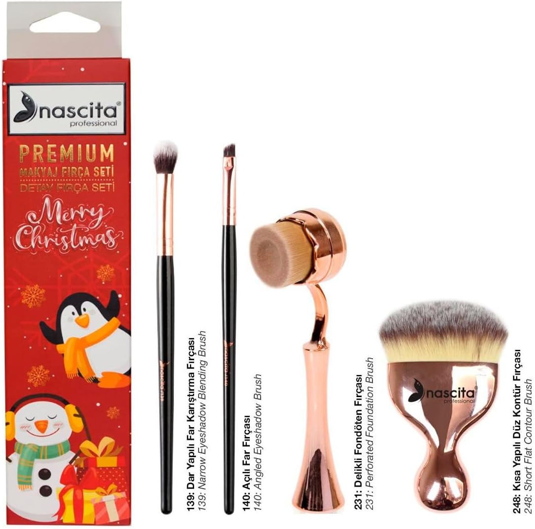 Premium Christmas Makyaj Fırça Seti - 04