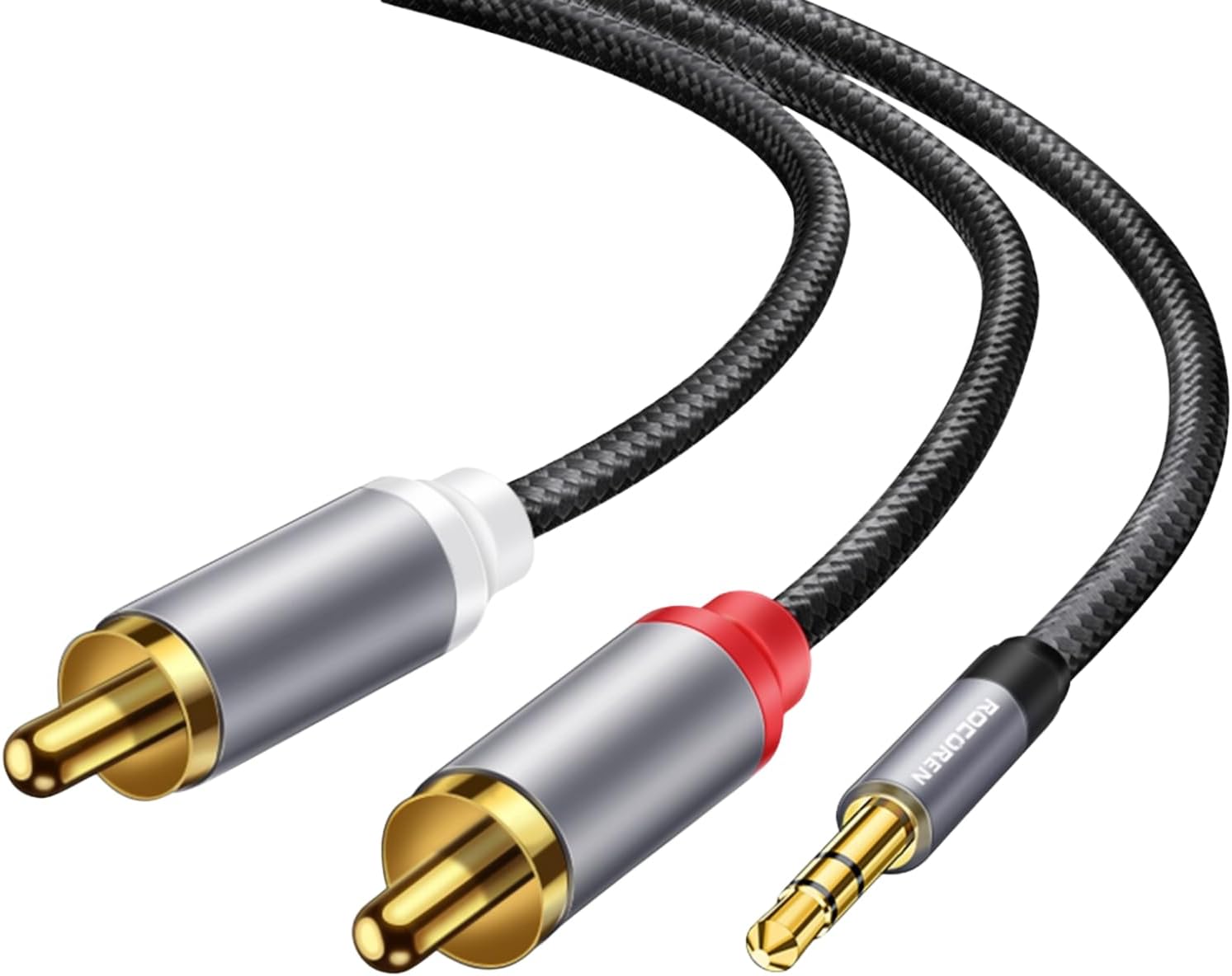 3.5mm AUX Jack to RCA Hi-Fi Ses Kablosu 5 Metre