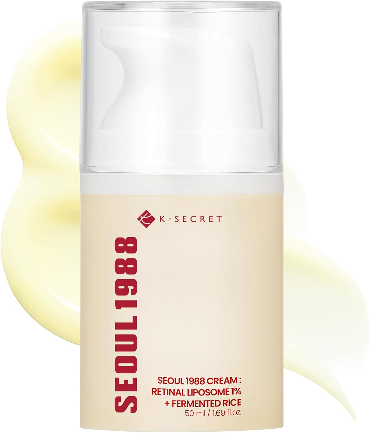 KSECRET SEOUL 1988 CREAM : Retinal Liposome 1% + Fermented Rice 50ML