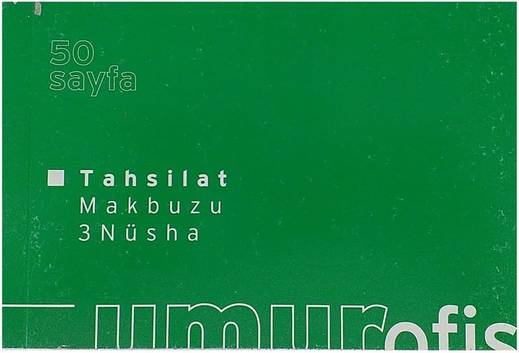 TAHSİLAT MAKBUZU 3 NÜSHA 50 YAPRAK OTOKOPİLİ