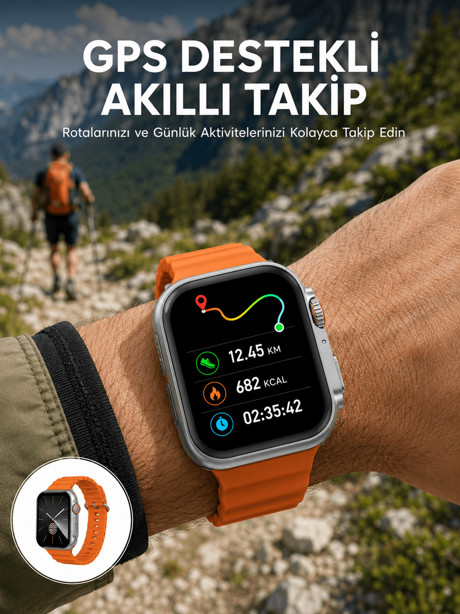 Yeni Nesil Çağrı Cevaplayabilen 47 MM Titreşimli Çok Fonksiyonlu Akıllı Saat Yeni Nesil