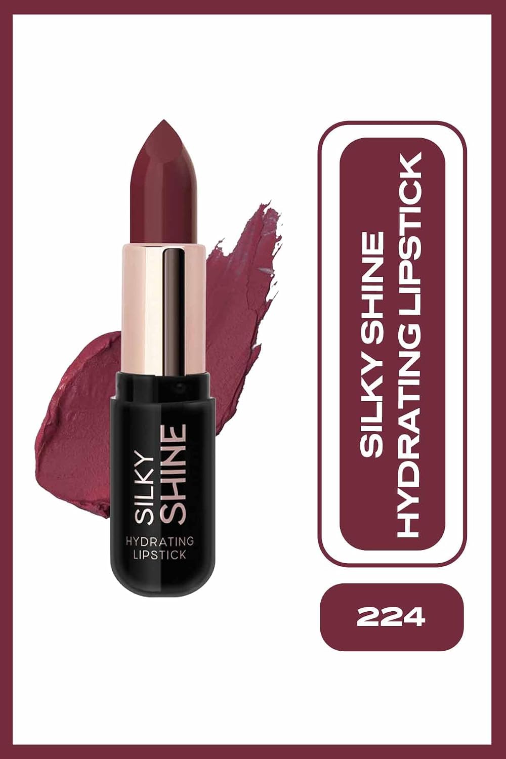 Silky Shine Hydrating Lipstick - Nemlendirici Ruj No:224