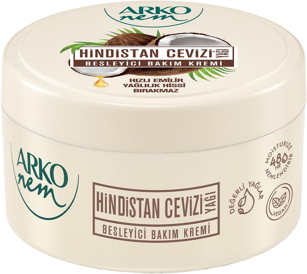NEM BESLEYİCİ BAKIM Kremi, Hindistan Cevizi, 250 Mililitre