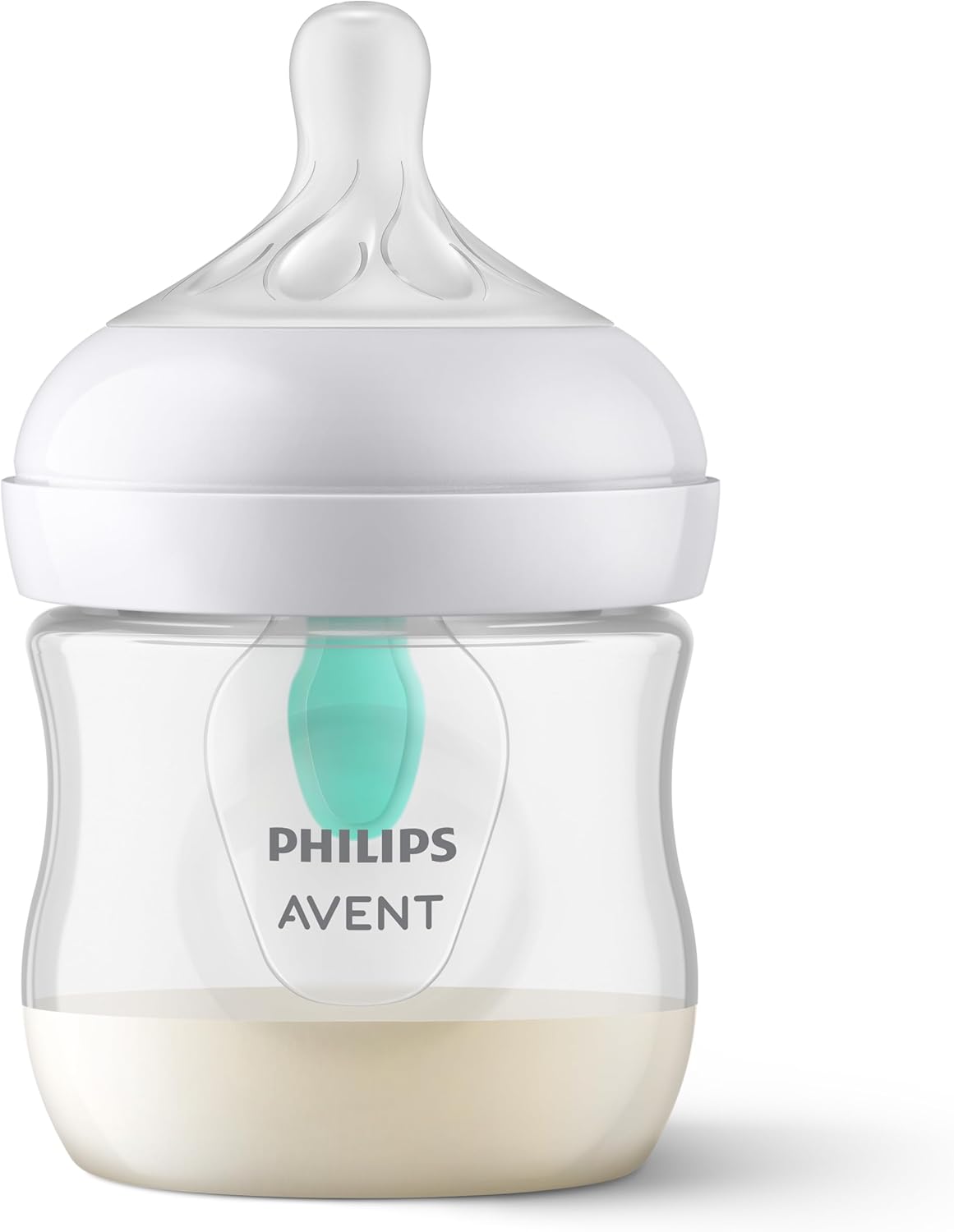Philips Natural Response Baby Bottle, 125 ml / 4 oz, 0-3m, Slow Flow, BPA Free, SCY670/01
