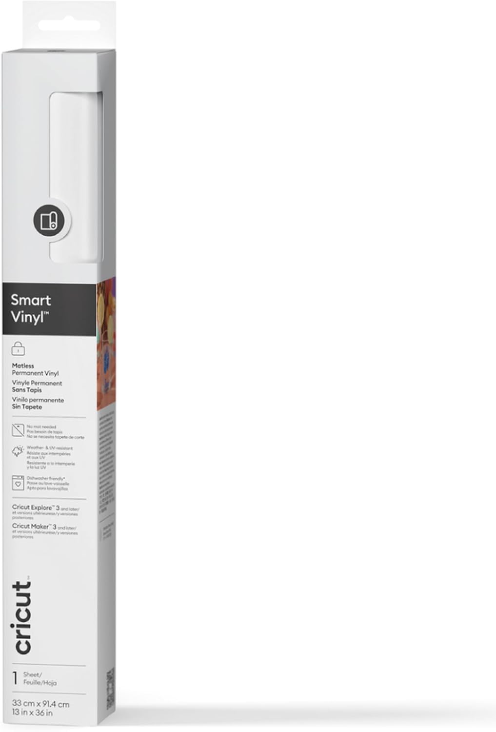 Smart Vinyl Permanent 33 x 91 cm, 1 Yaprak (Beyaz)