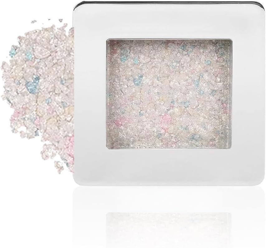 Mücevher Parlaklığında Yoğun Pigmentli Tekli Far Glitter Bomb Eyeshadow 08 Ice Crystal Gleam