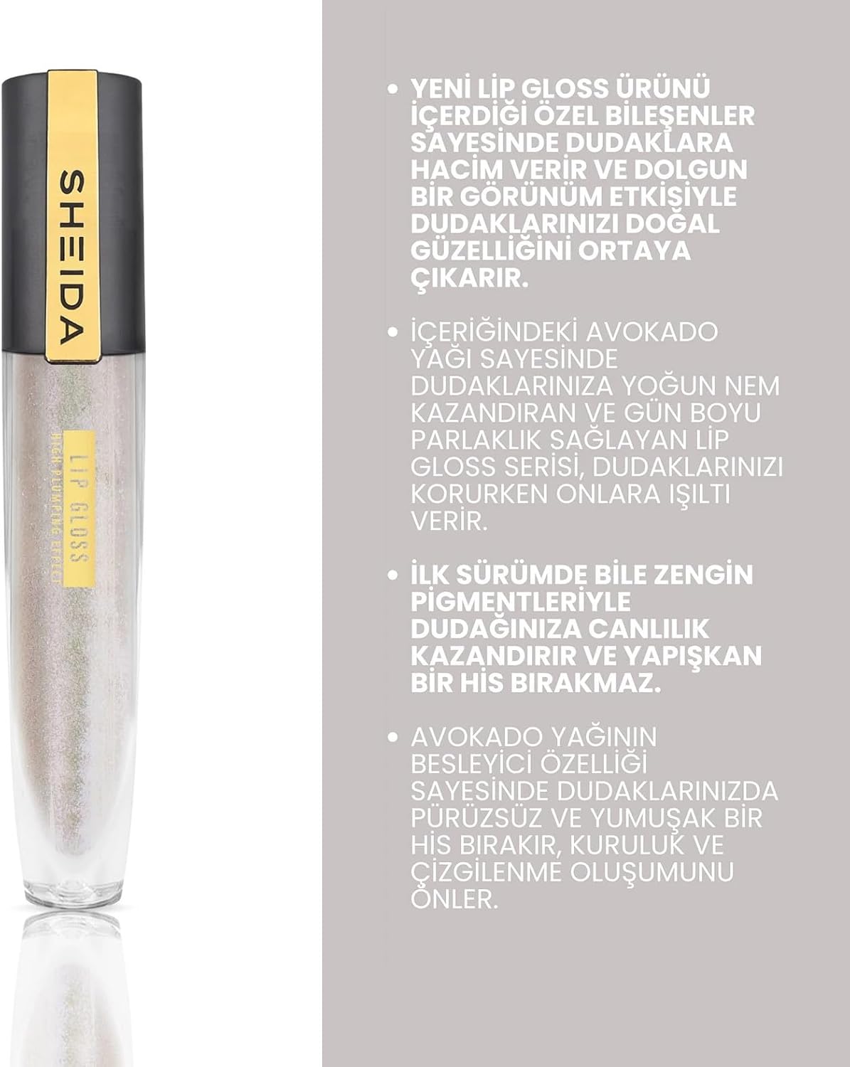 Lipglos No:54 Metal Red