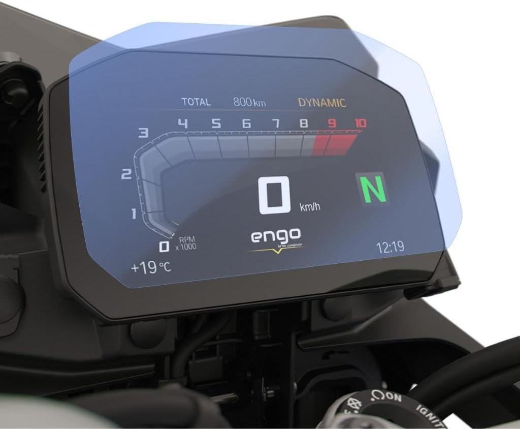 Bmw F 900 Gs Adventure İle Uyumlu Motosiklet Ekran Koruyucu 6.5 İnç Tft Dijital Gösterge Paneli İçin 9h Kırılmaz Esnek Nano Cam Koruma