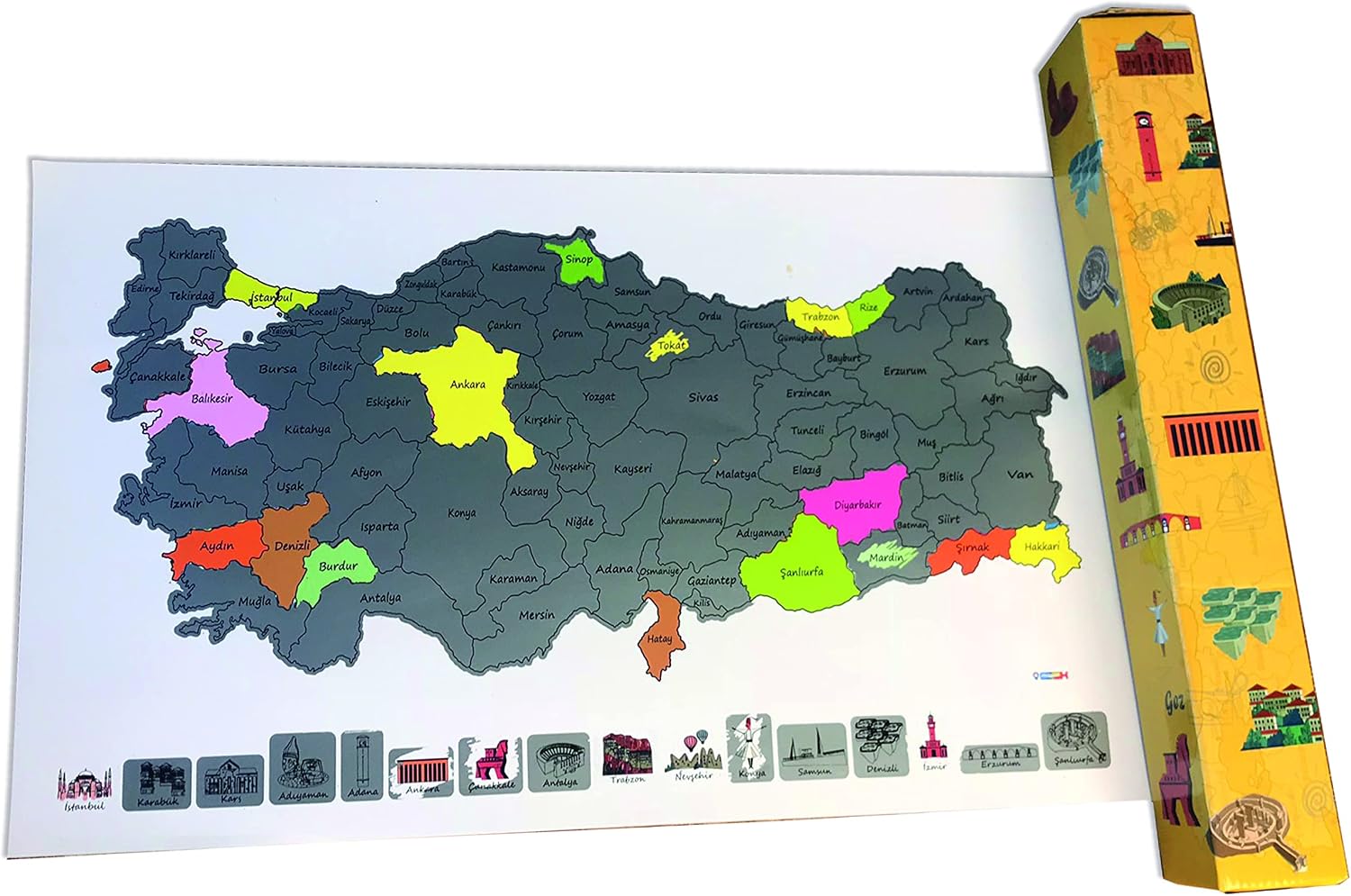 Gezkazı Türkiye Haritası