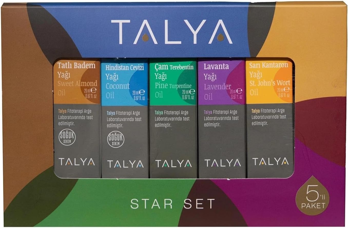 Star Set, Tatlı Badem, Hindistan Cevizi, Çam Terebentin, Lavanta, Sarı Kantaron 100 Mililitre