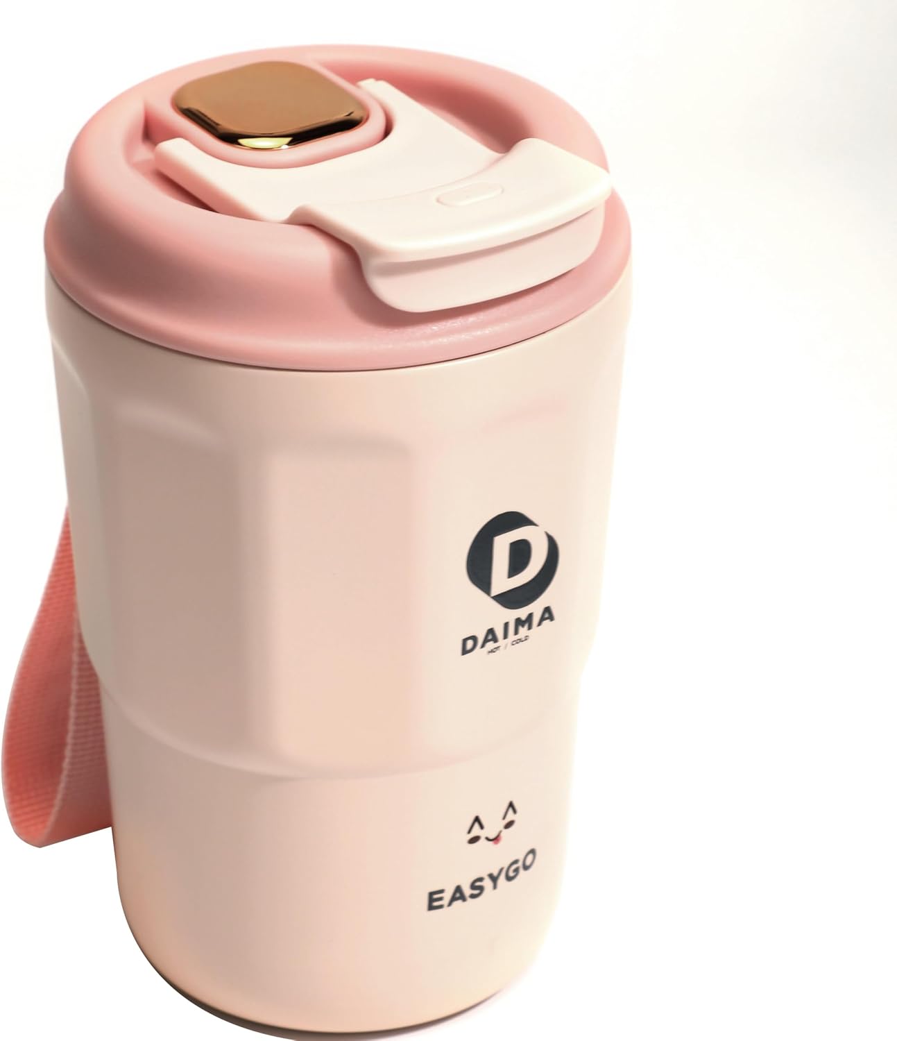 EasyGo Bardak Termos Pembe 380 ml