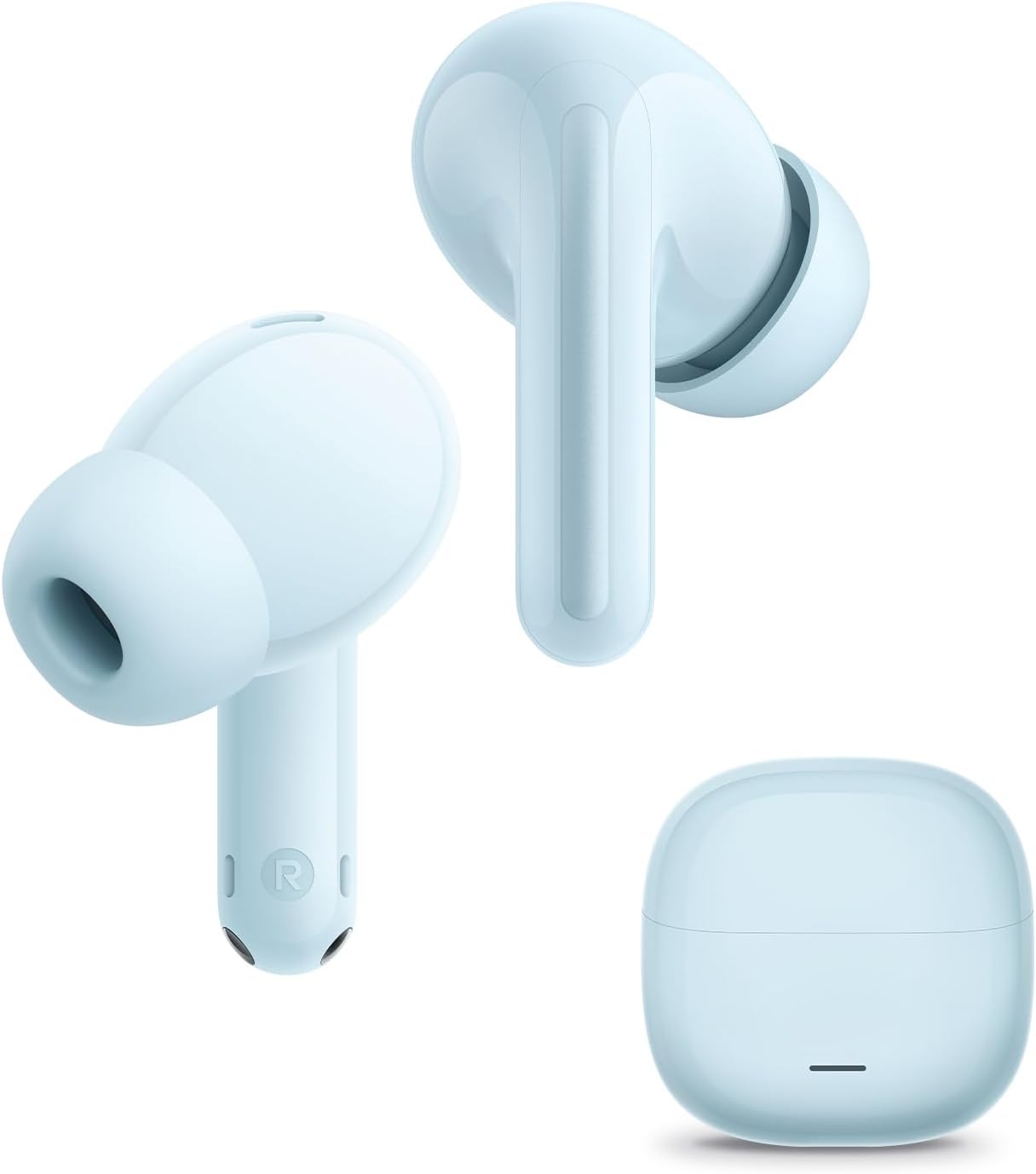 Redmi Buds 8 Lite Blue Kablosuz Bluetooth Kulaklık, 42dB Aktif Gürültü Engelleme, Yapay Zeka Gürültü Azaltma, 36 Saat Pil Ömrü, Mavi