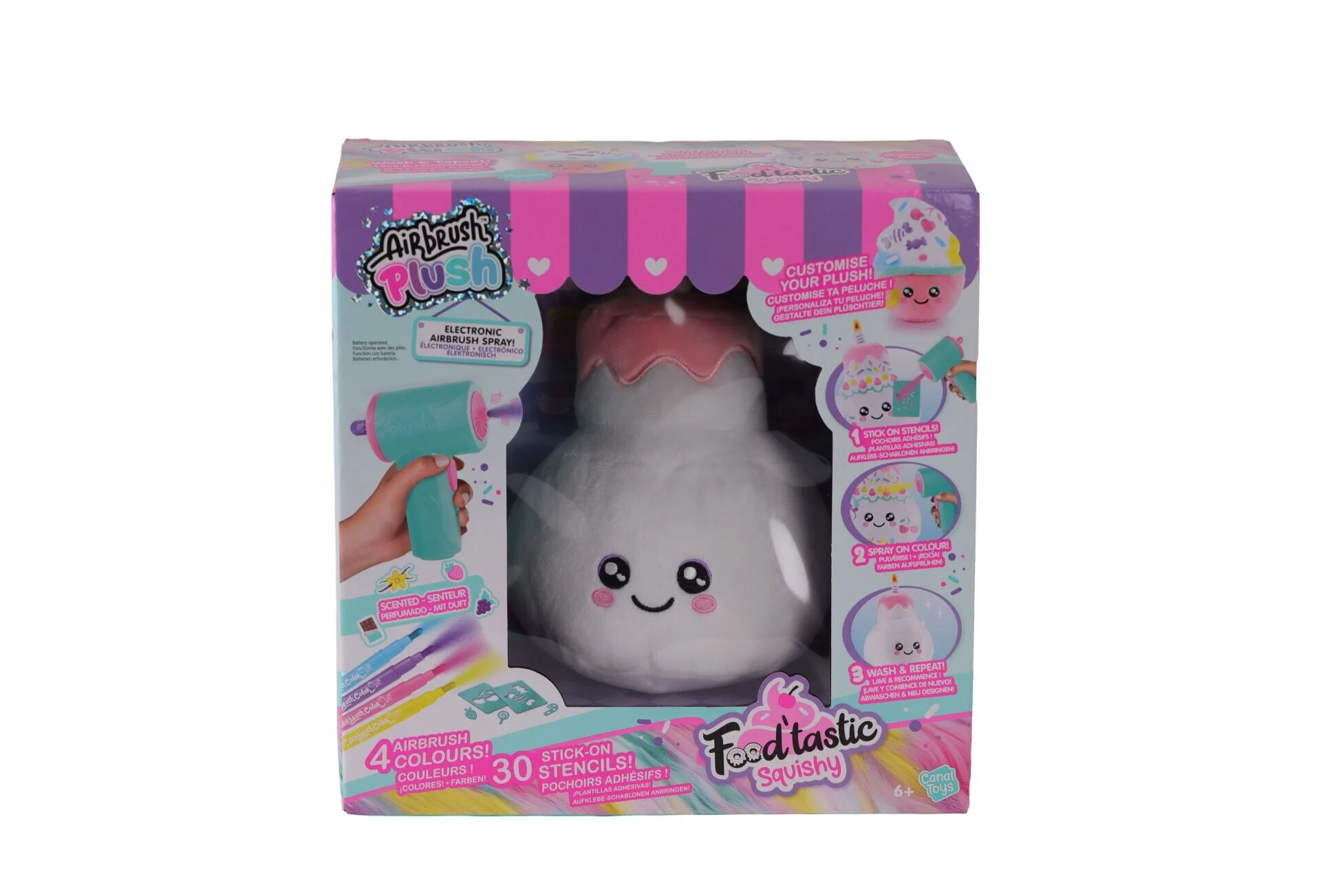 S00045573 Sun Cnl Hobi Set Aırbrush Peluş Food Tastıc Squıshy