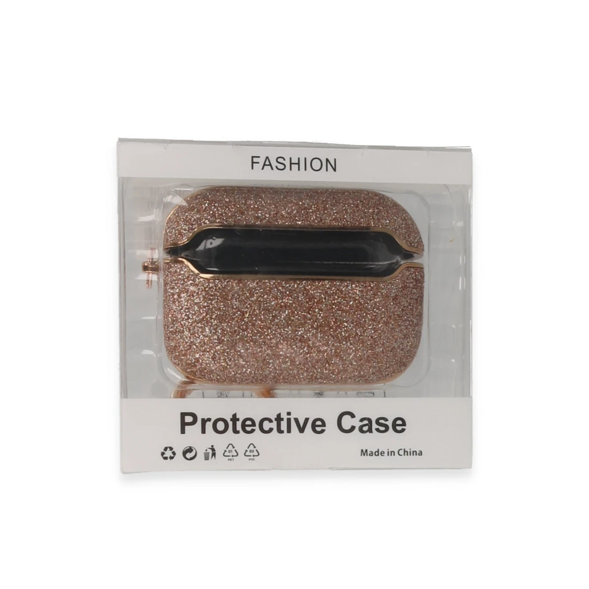 Apple Airpods Pro 2 (2.nesil) Spell Simli Kılıf - Rose Gold