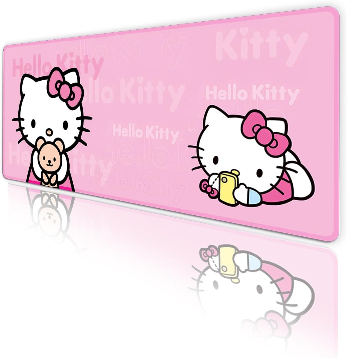 Hello Kitty Oyun Gaming Klavye Mouse Pad Masa Matı 70x30 cm