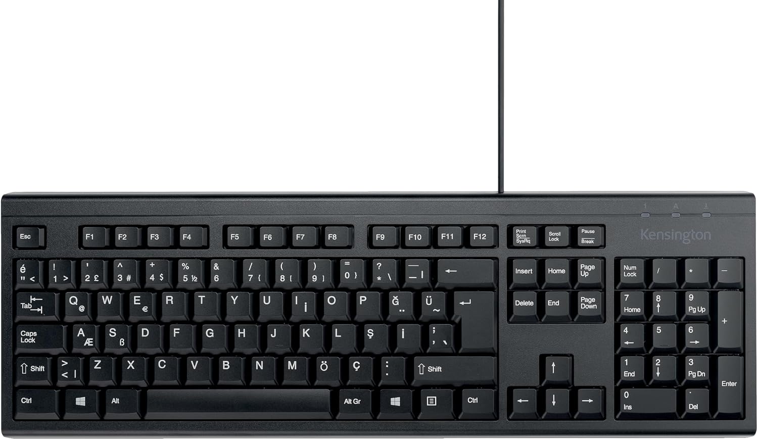 KB100 EQ Kablolu Tam Boy Türkçe Klavye - Sürdürülebilir Seçim - K63727TR