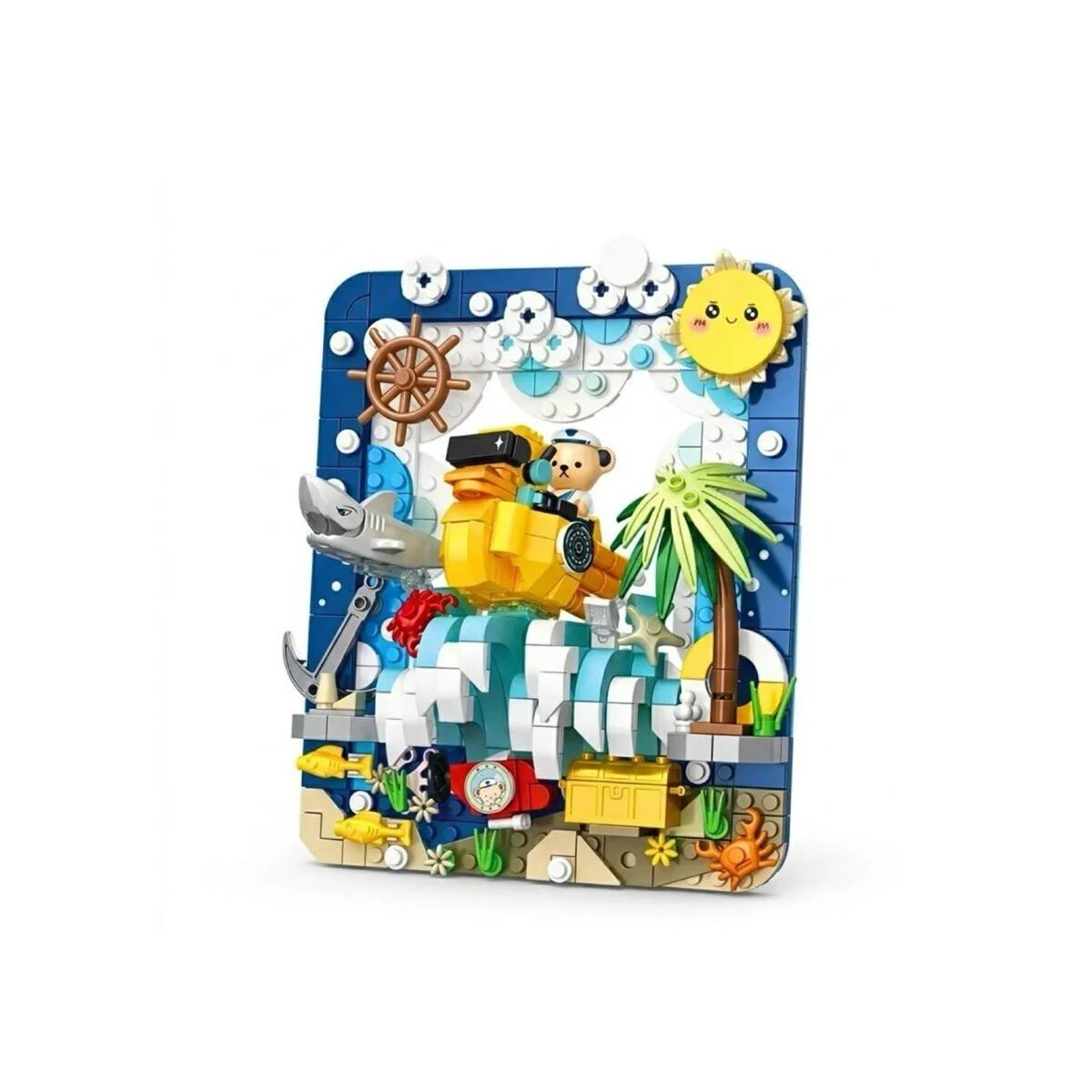 P881503 Panlos Teddy Ayı Resim 417 Parça Block Oyuncak