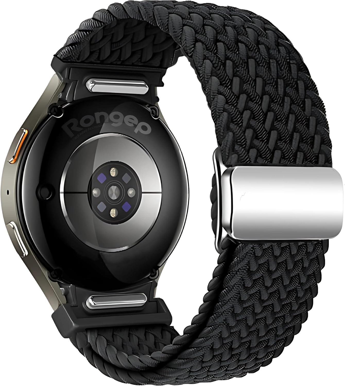 Yeni Nesil Bağlantı Örgü Loop 20mm Kordon Samsung ile Uyumlu Galaxy Watch 7/6/5/4 Serisi için Galaxy Watch 7 Kordon (40mm/44mm) Watch 6/4 Classic (47/43/42mm) Watch 5 Pro Uyumlu