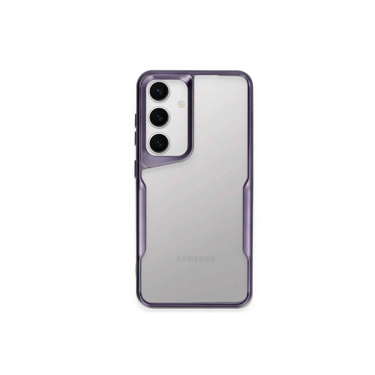 Samsung Galaxy A24 4G Kılıf Boyi Silikon Kapak - Derin Mor
