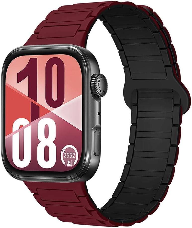 [Magnex Loop] Huawei Watch Fit 5/Fit 5 Pro/Fit 4/Fit 4 Pro/Fit 3 ile Uyumlu Kordon 1.Sınıf Soft Silikon Fit 5 Kordonu Güçlü Manyetik Kapatma Tasarımlı Huawei Fit 5 Pro Kordon