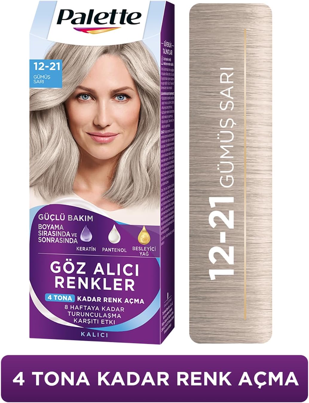 Göz Alıcı Renkler 12-21 Gümüş Sarı