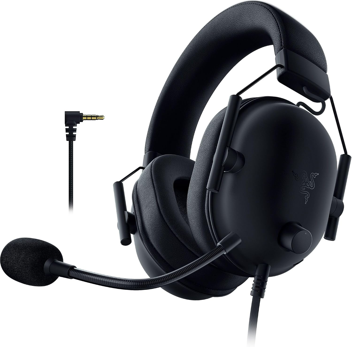 Blackshark V2 X (Xbox) - Xbox S|X konsolu için kablolu e-spor kulaklık (250g, kardioid mikrofon, 50mm sürücüler, pasif gürültü engelleme, 3,5mm konektör) Siyah