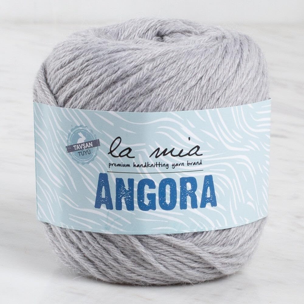La Mia Angora Gri El Örgü İpi - L047-34013