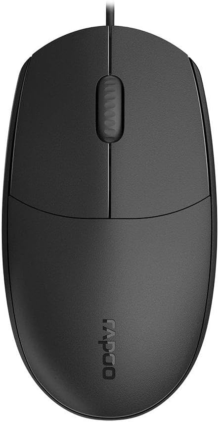 N100C WIRED OPTICAL MOUSE BLACK