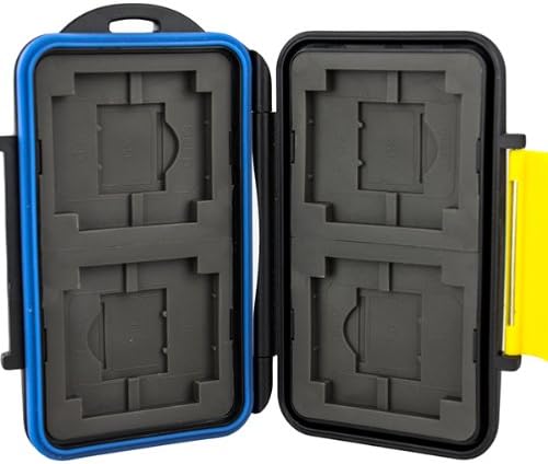 MC-3 – hafıza kartı koruma kutusu CF CompactFlash ve SD/SDHC/SDXC Kart – Memory Stick PRO Duo ve xD kart için – Su geçirmez