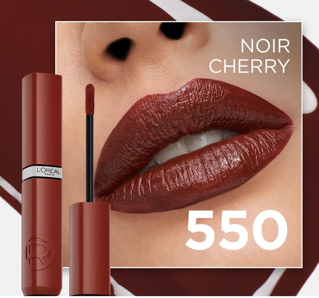 Infaillible Laque Resistance Likit Parlak Ruj - 550 Noir Cherry